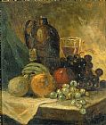 Edward Mitchell Bannister Canvas Paintings - Still Life